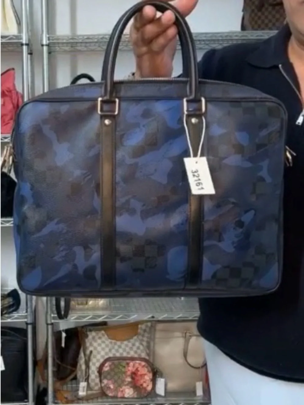 Louis Vuitton Cobalt Regatta Csmo Briefcase